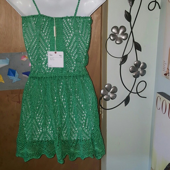 Cecilia Prado green crochet dress - Picture 2 of 4