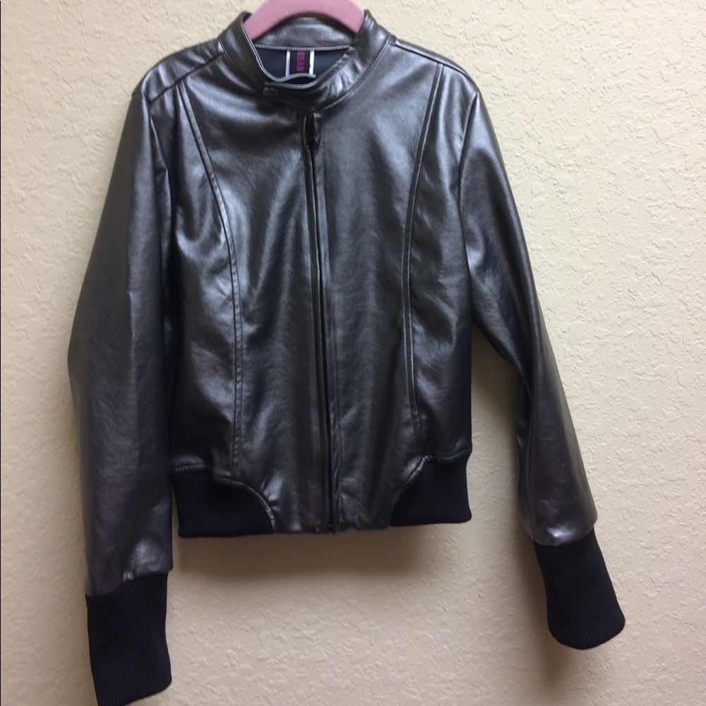Trendy metallic jacket
