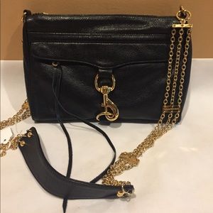 Rebecca Minkoff MAC Black Leather Crossbody Bag Rebecca Minkoff MAC Black Leather Crossbody Bag