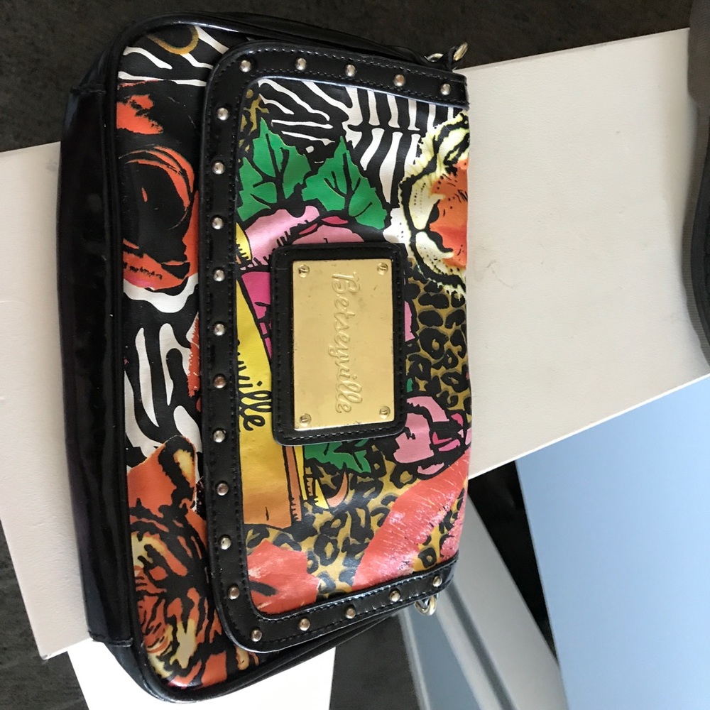 Used Betsy Johnson AUTHENTIC clutch/satchel