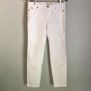 Vineyard Vines velveteen white skinny crop pants 4