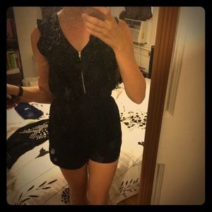 Black Express romper