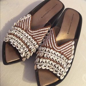 Robert Clergerie shell slides