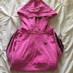 VS pink hoodie