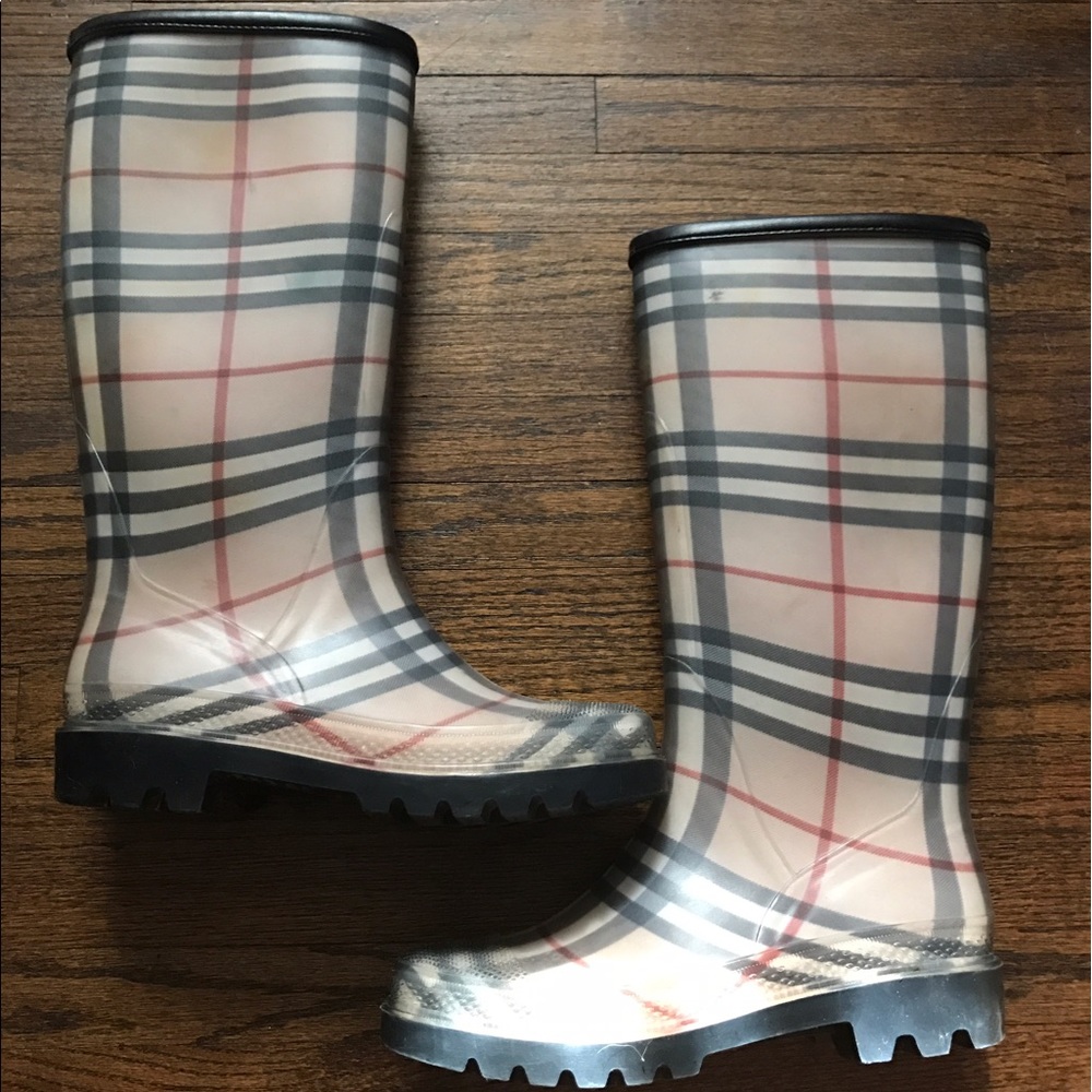 Burberry House Check Rain Boots