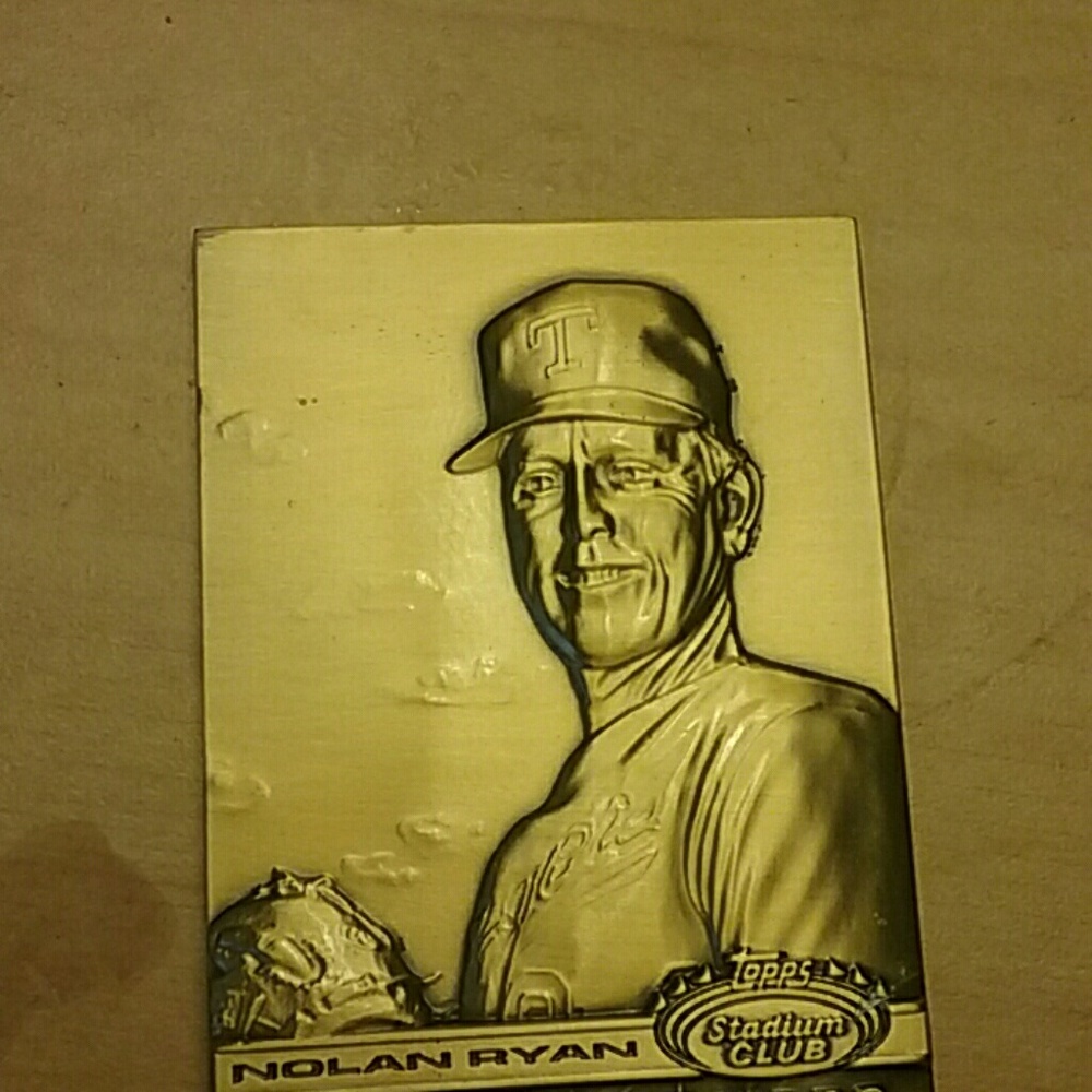 24k gold baseball card