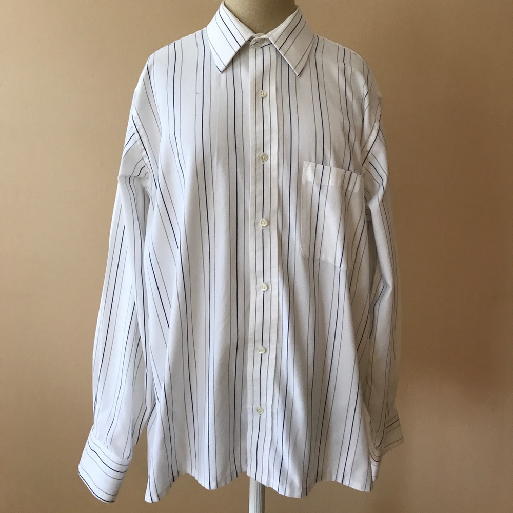Pinpoint Striped Oxford Dress Shirt