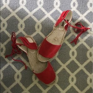 SUEDE BALEARIC TIE-UP SANDAL