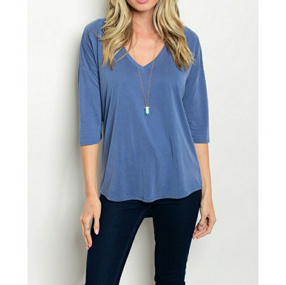Dusty Blue Top