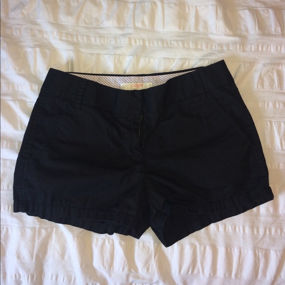 J Crew Black Chino Shorts - Picture 1 of 3