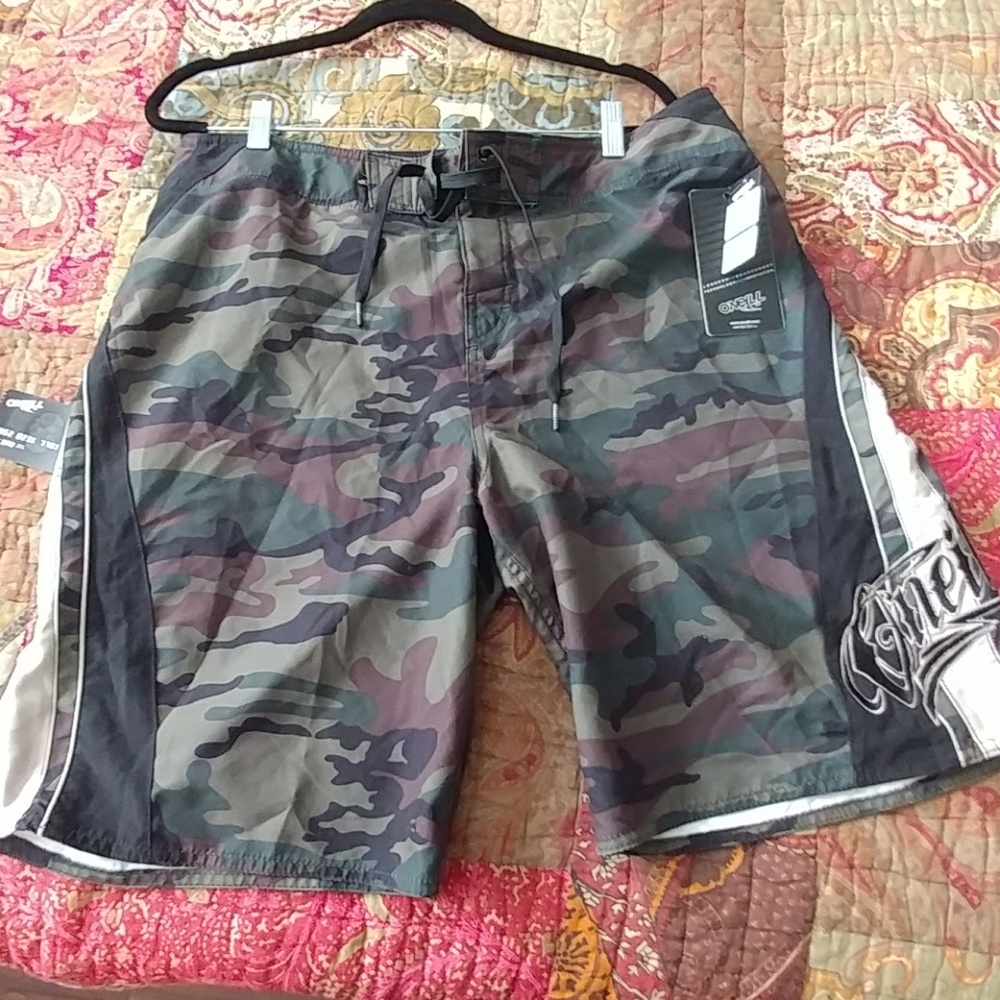 Cammo swim trunks O'Neill new with tags!