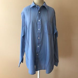 Career Club Striped Long Sleeve Shirt