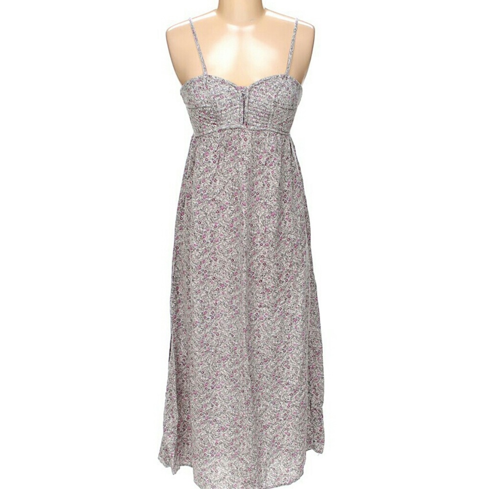 *Urban Outfitters Grey Floral Maxi Dress*