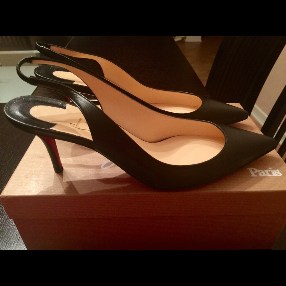 SOLD Christian Louboutin Apostrophy Slingback Pump