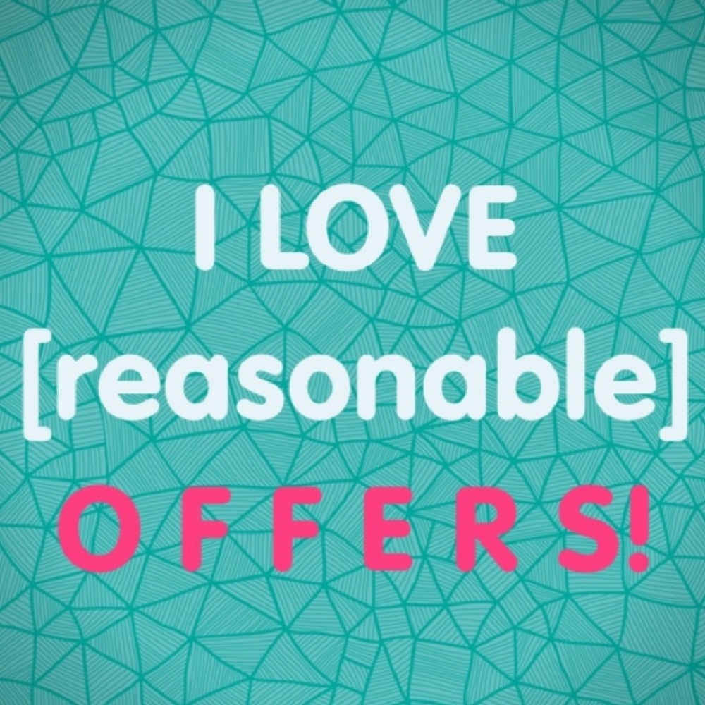 Open to offers or make a bundle and I will offer!