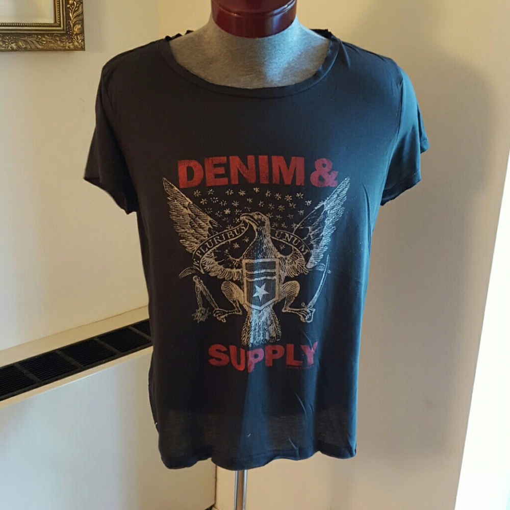 SOLD! RALPH LAUREN  Denim & SupplyTee Size L