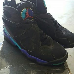 Jordan 8 aquas size 9