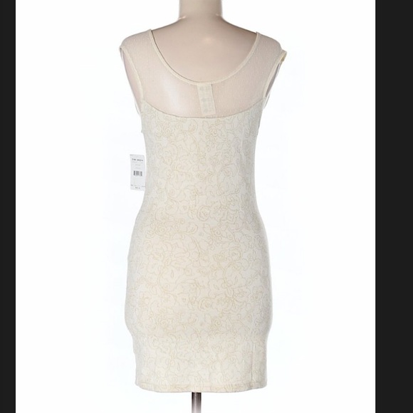 2/40 Free People Antique White Mini Dress - Picture 2 of 8