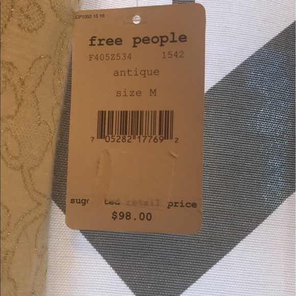 2/40 Free People Antique White Mini Dress - Picture 7 of 8