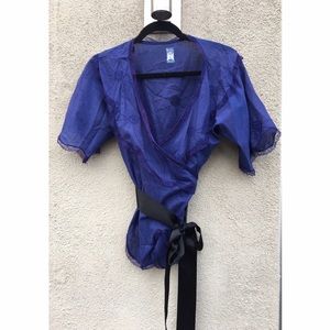 Free People Wrap Around Blouse