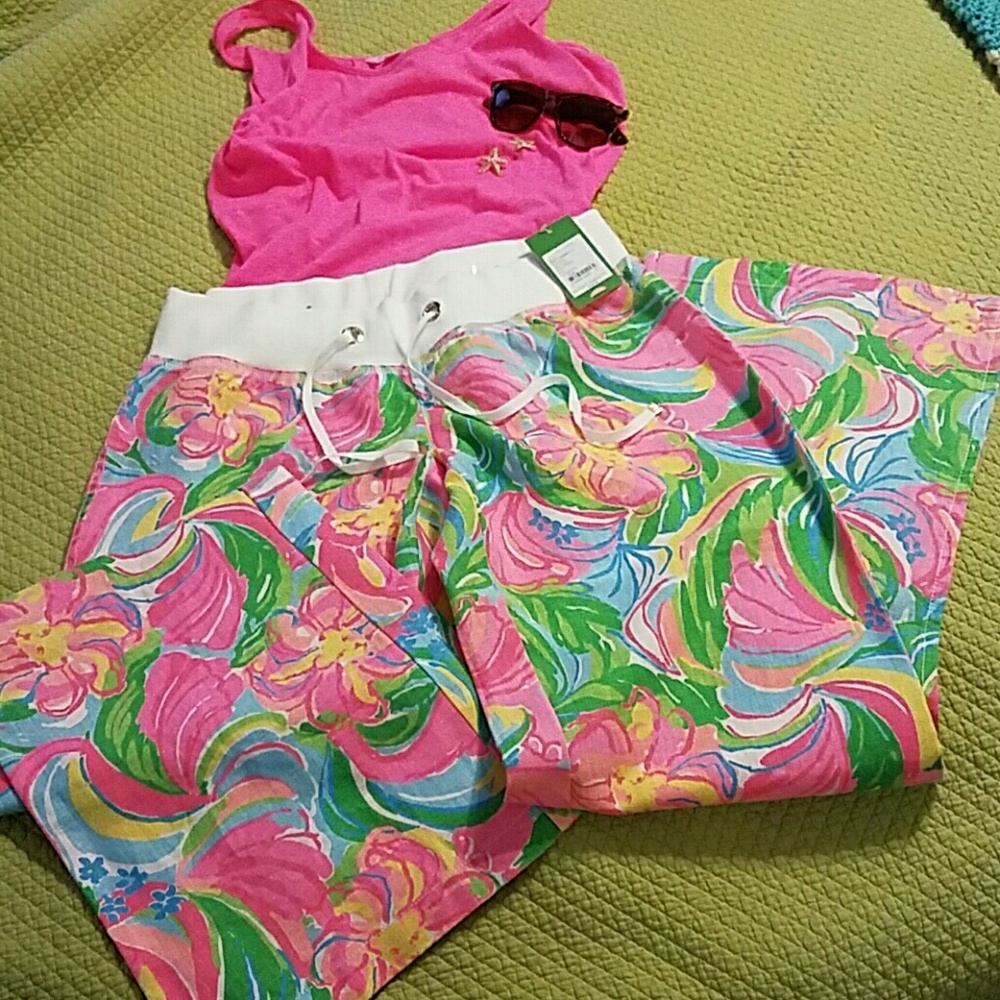 Lilly Pulitzer beach pants nwt