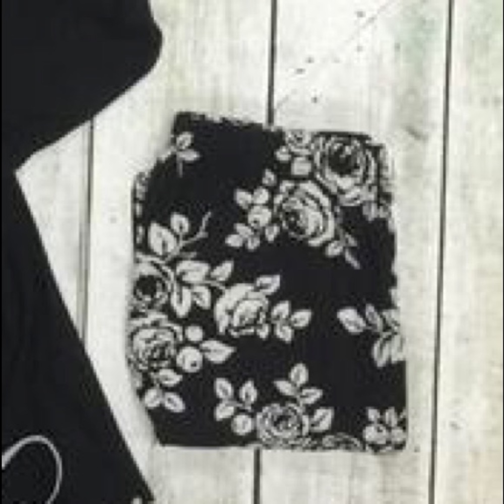 Floral One Size Leggings