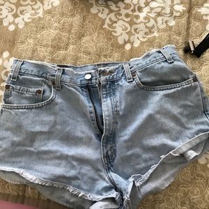 Levi's denim shorts