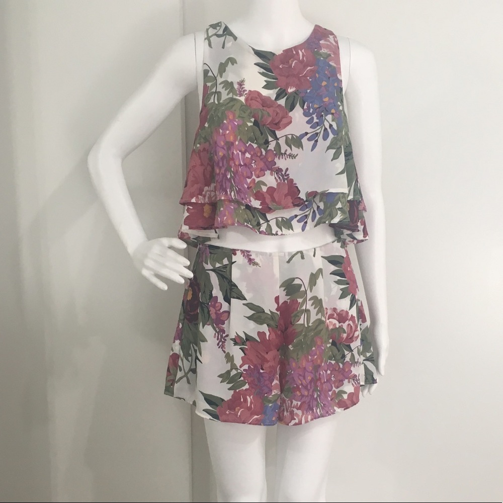 Show Me Your Mumu floral two-piece set--TOP ONLY!!