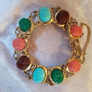 Costume Scarab Bracelet