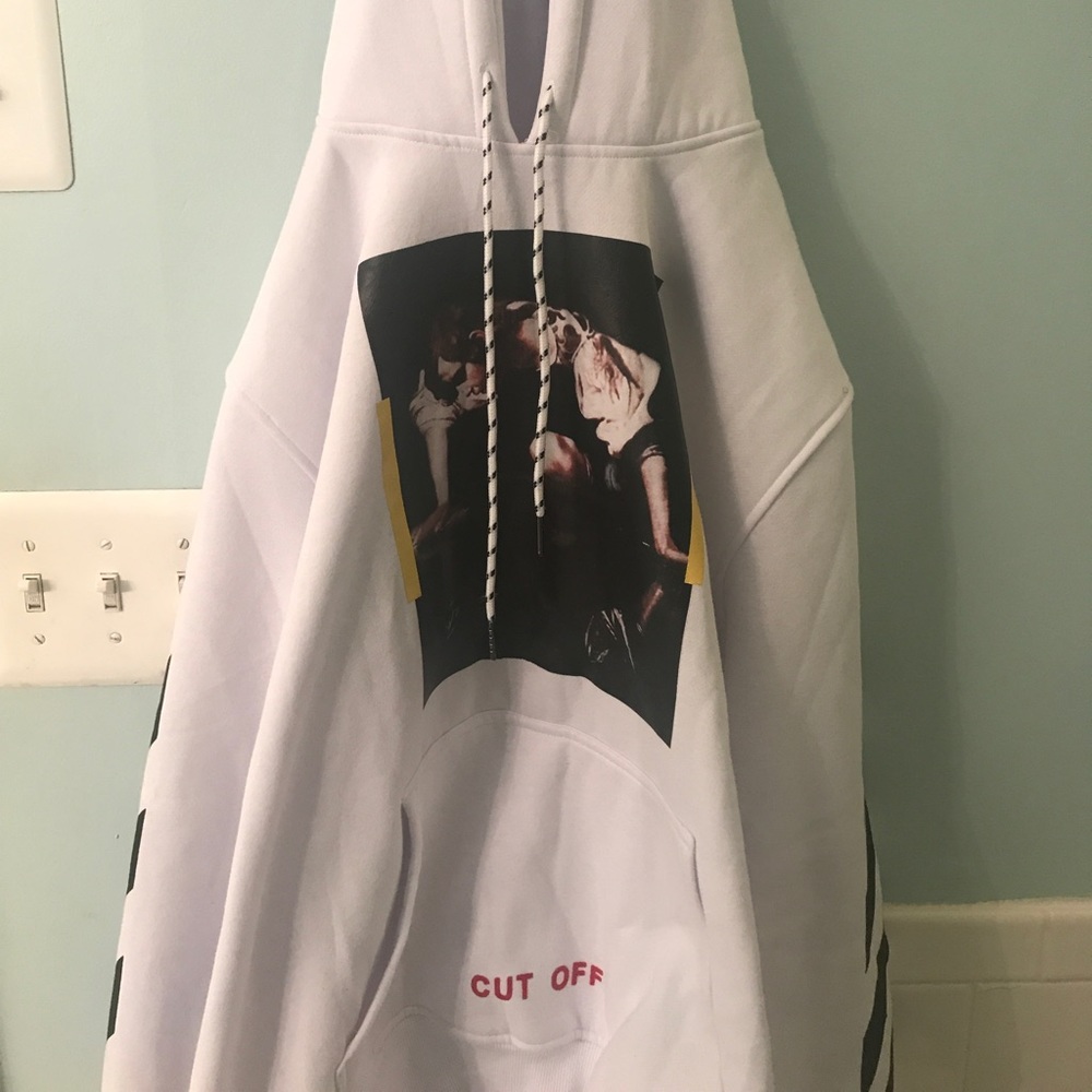 White Off-White hoodie