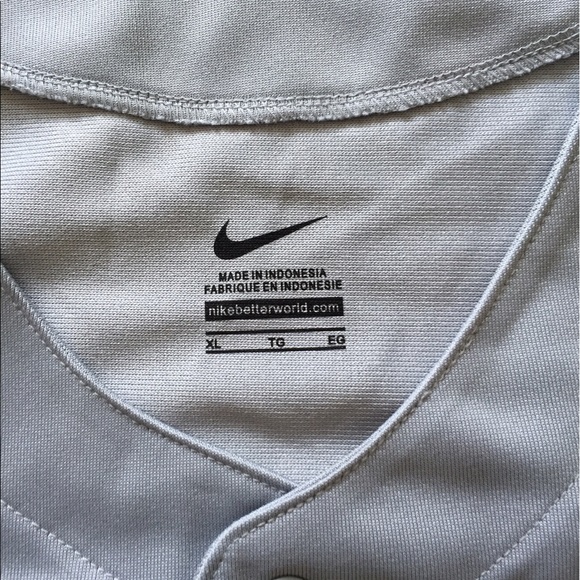 LAST ONE: Nike Men Baseball Jersey - Gray NWT - XL - Picture 5 of 8
