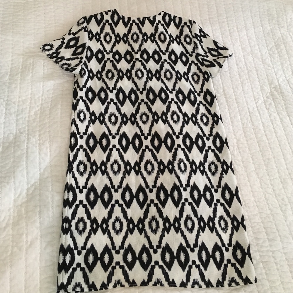 Black and white dress