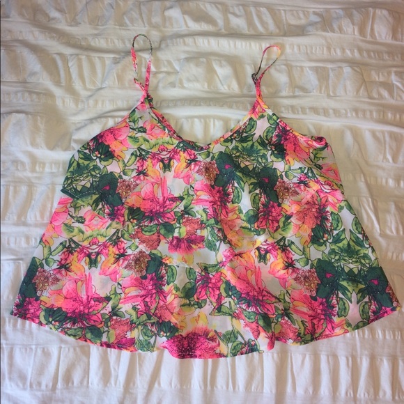 Floral crop top - Picture 1 of 2