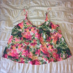 Floral crop top