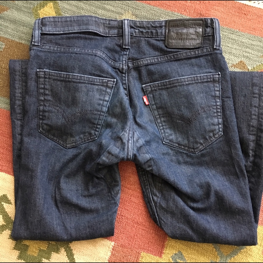 Levi's Skinny bike commuter jeans
