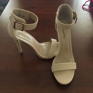 Ankle strap stilettos