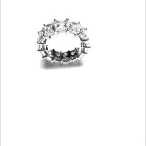 14 k gold  with special had cut CZ, by Mosi