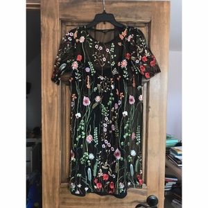 Brand new river island embroidered dress