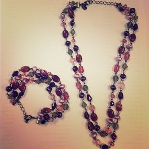 Lia Sophia Necklace/Bracelet Set