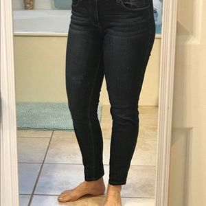 Cropped skinny jeans