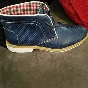 Beautiful blue casual boots