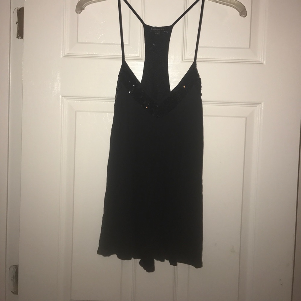 Express sequined top