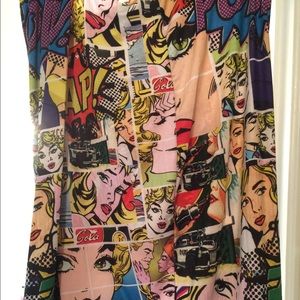 Plus size comic  midi skirt Torrid 3x