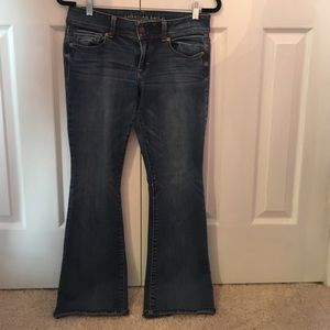 American Eagle Kick Boot Blue Jeans
