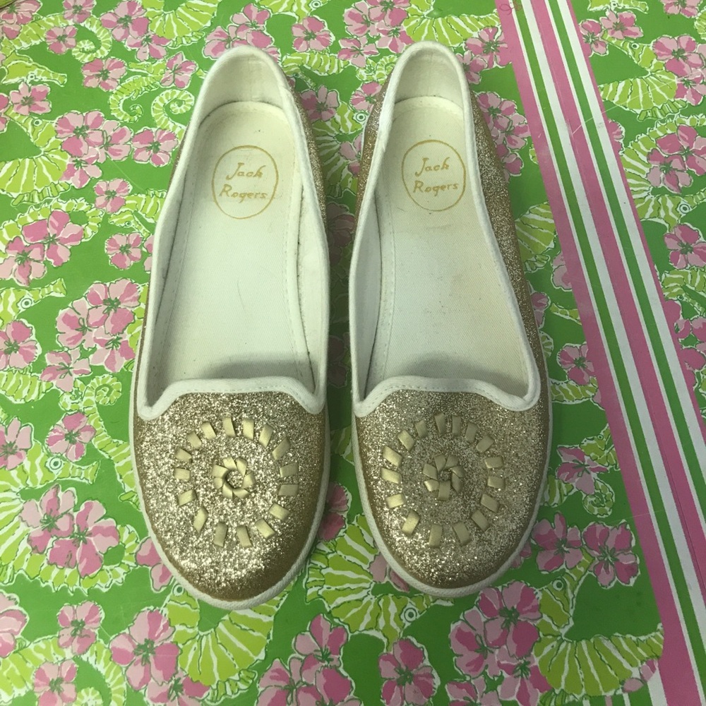 Glitter Jack Rogers Mila flats