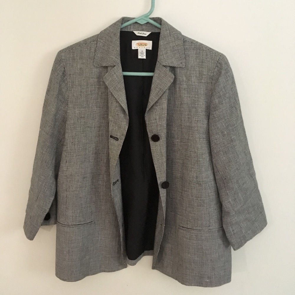 Talbots Irish Linen Blazer