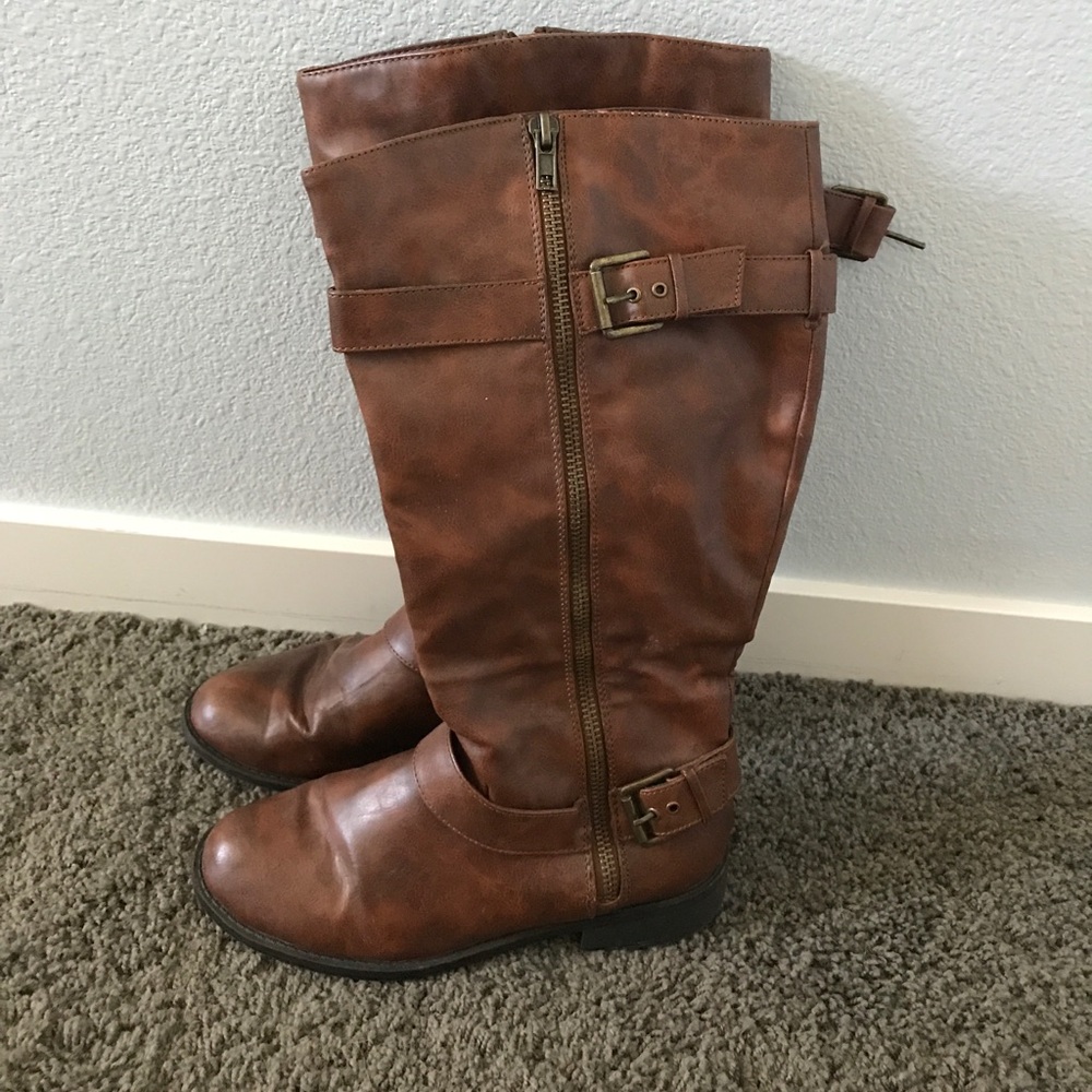 BRASH 7.5 Brown Boots Lightly Used