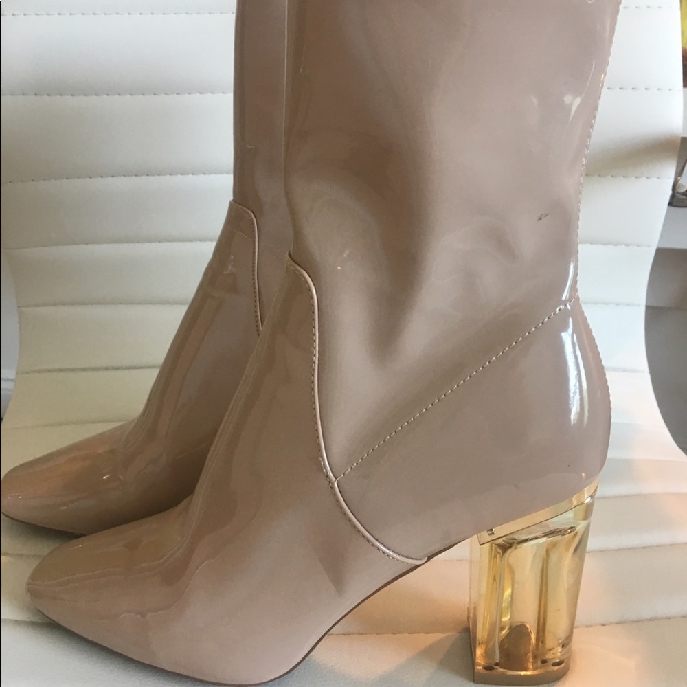 Light pink ankle boots Public Desire