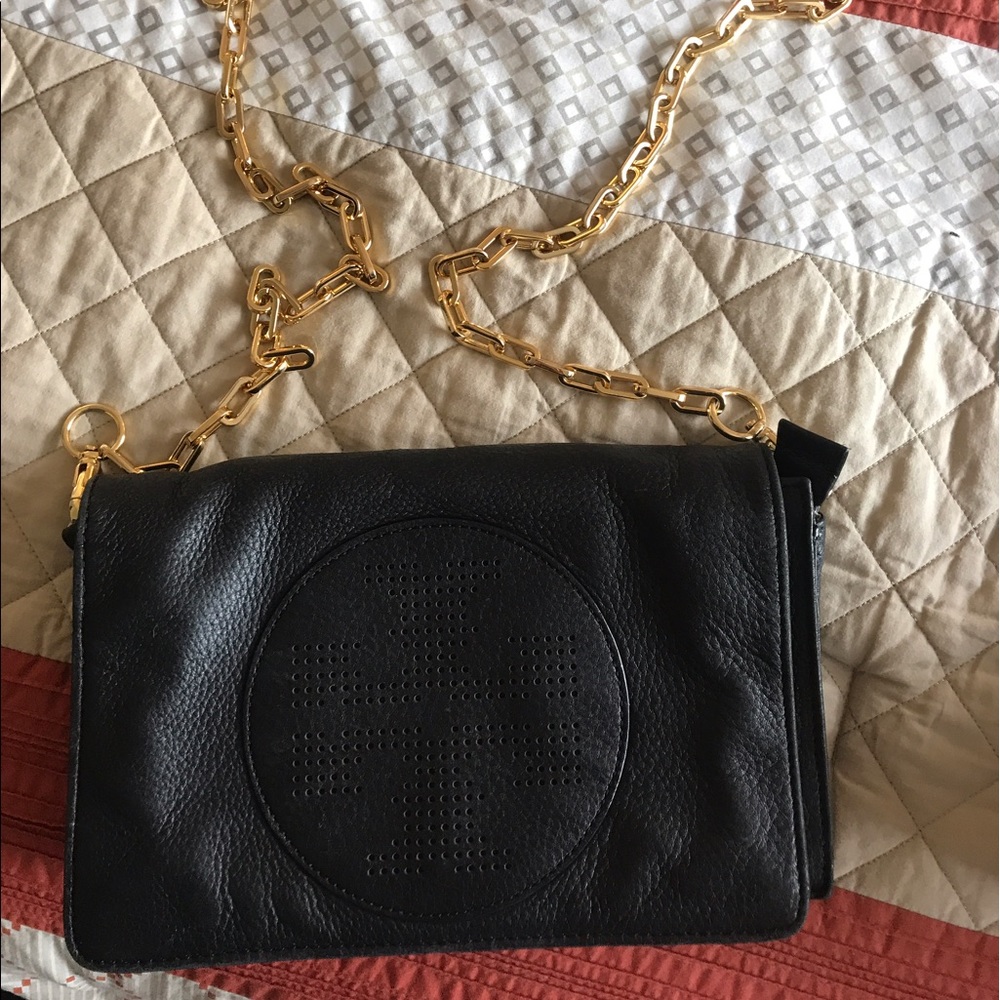 Tory Butch Cross Body Black Bag
