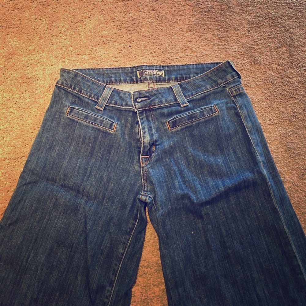 Hudson wide leg jeans
